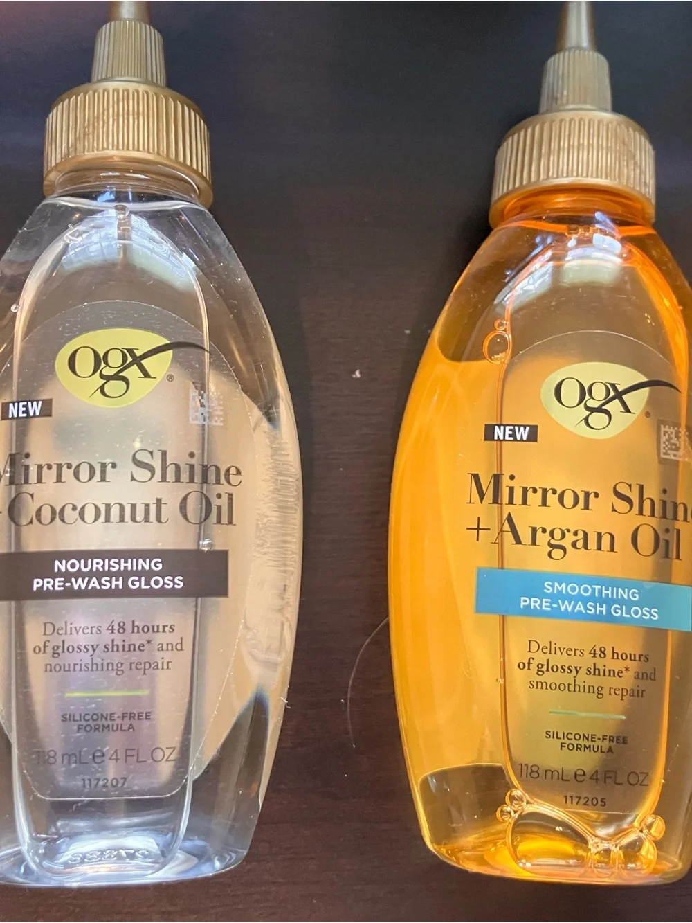 Mirror Shine Coconut Oil Pre-Wash Gloss - Clear